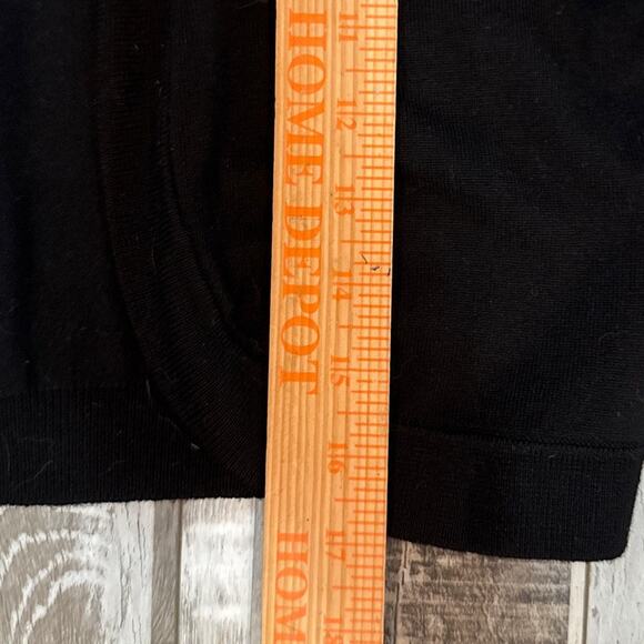 Womens Cropped Open Front Cardigan Bolero Shrug Medium Whimsy Ruched Sleeves - Picture 6 of 6